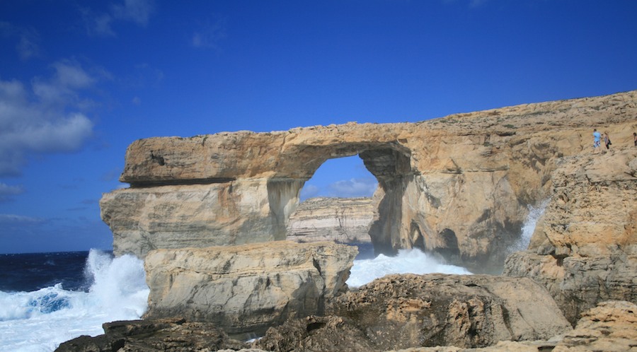 Espectacular fotografia de la Azure Window, imagen de Gozo. Foto de Guía Isla Malta.