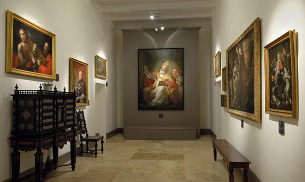 Una de las salas del Museo Wignacourt en Rabat.