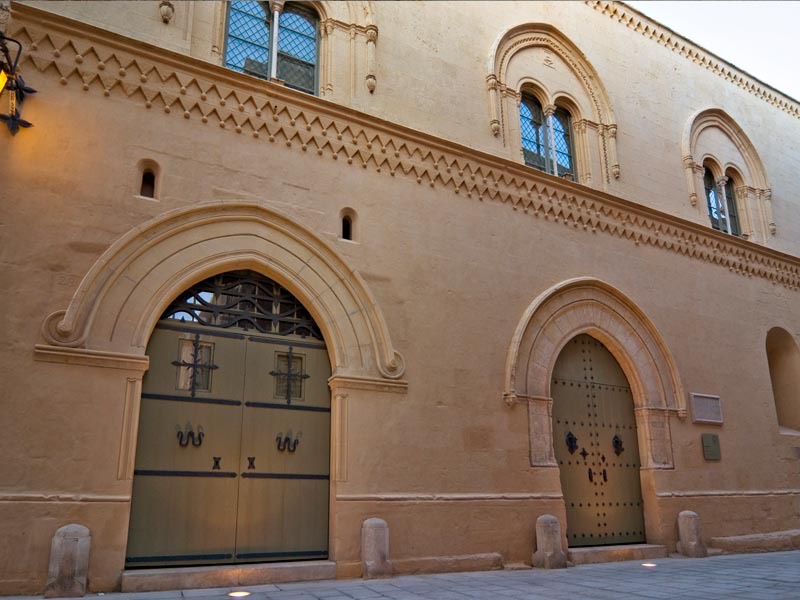 El Palazzo Falson, museo de historia de Mdina, es interesante tanto por fuera como por dentro.